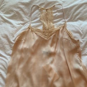 Selected Femme Satin and Lace camisole